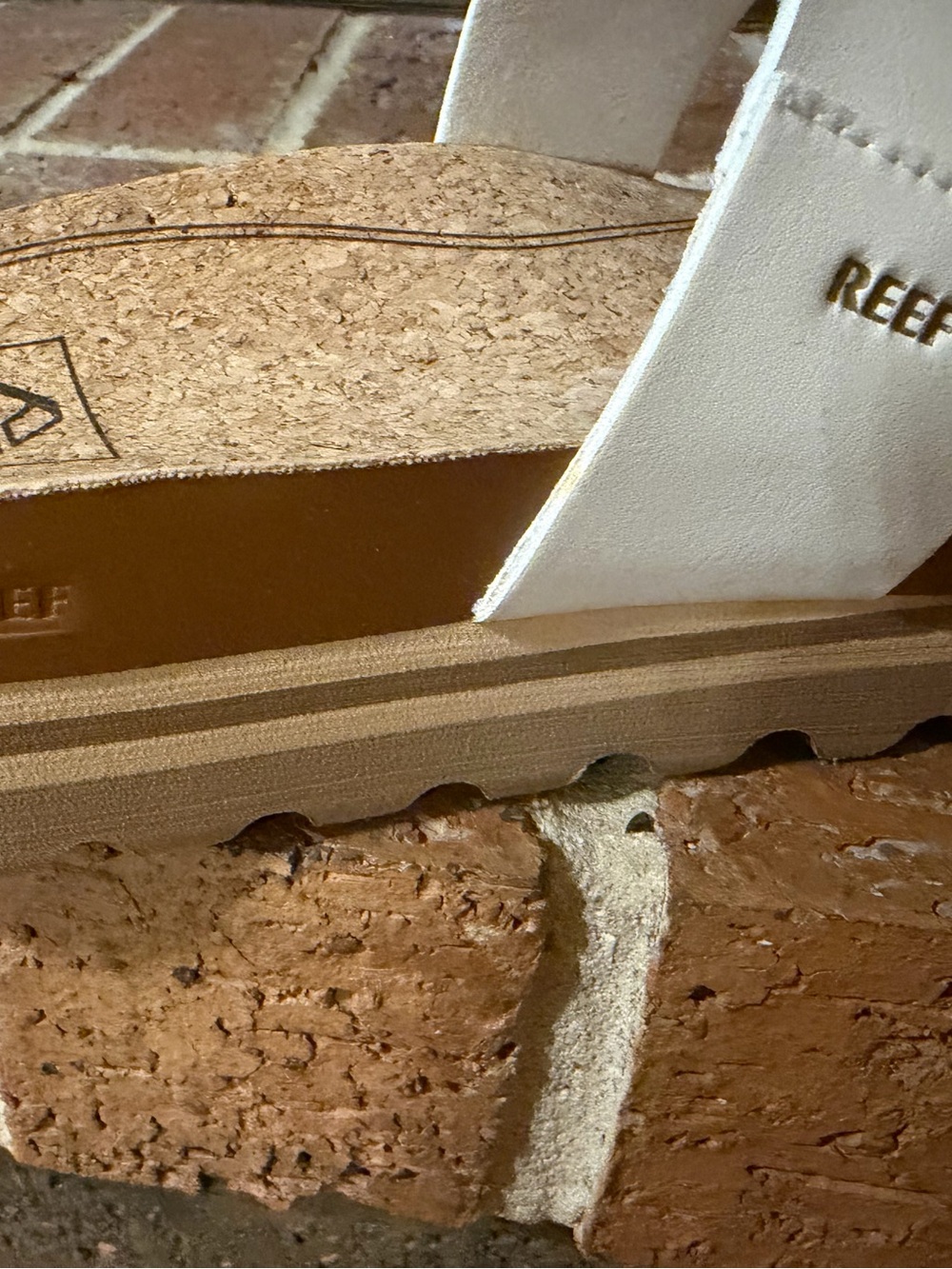 Reef Vintage White Double-Strap Slide Sandal - Picture 6 of 10